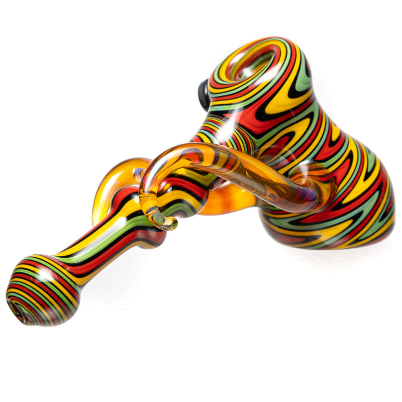 Carsten Carlile - Worked Hammer Bubbler - Rasta - The Cave