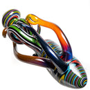 Carsten Carlile - Worked Horn Bubbler - Multicolor - The Cave