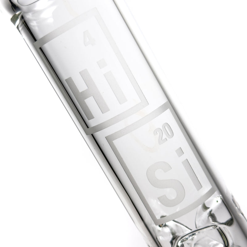 HiSi Glass - 19" - Double Geyser Perc Beaker - The Cave