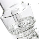 HiSi Glass - 19" - Double Geyser Perc Beaker - The Cave