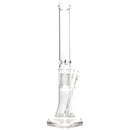 HiSi Glass - 18" Straight Tube - Double U Perc - The Cave