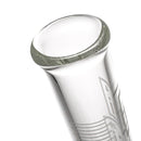 HiSi Glass - 18" Straight Tube - Double U Perc - The Cave