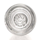 HiSi Glass - 16" - Jr. Double Geyser Perc Beaker - The Cave