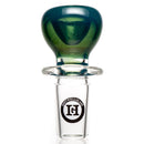 Hitwell Glass - Push Bowl Slide - 18mm - Blue Green - The Cave
