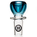 Hitwell Glass - Push Bowl Slide - 18mm - Blue Stardust - The Cave