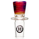 Hitwell Glass - Martini Slide - 3 Hole - 18mm - Amber Purple - The Cave