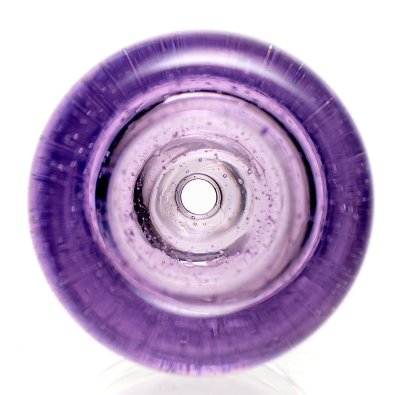 Hitwell Glass - Push Bowl Slide - 18mm - Purple Rain - The Cave