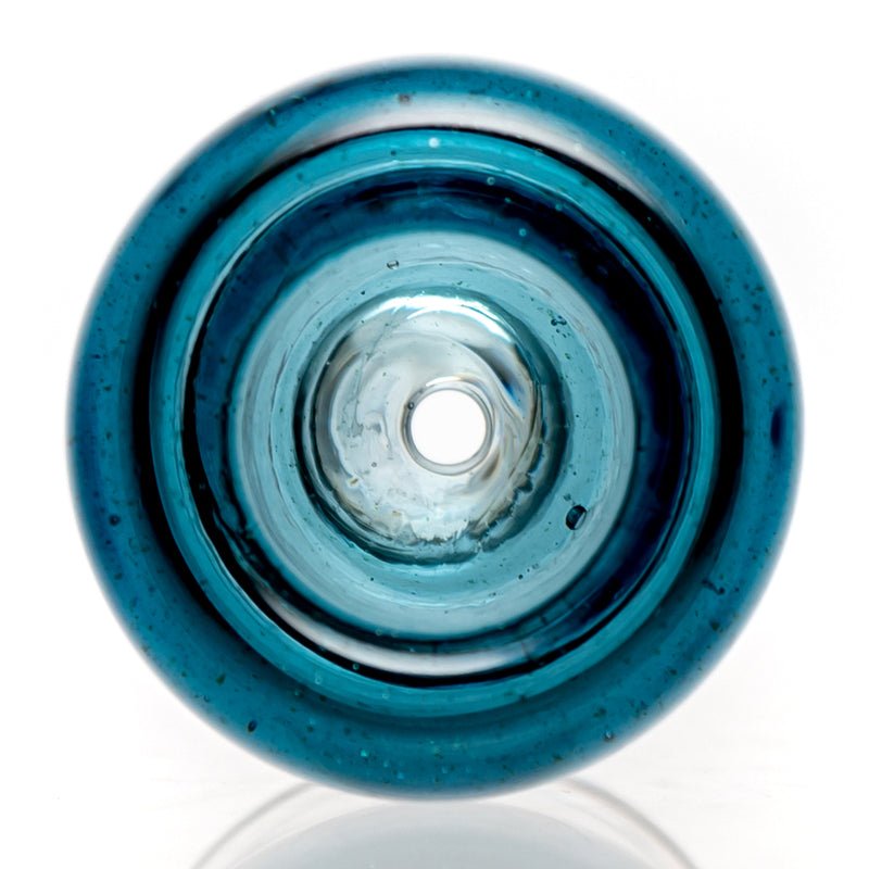 Hitwell Glass - Push Bowl Slide - 18mm - Blue Stardust - The Cave