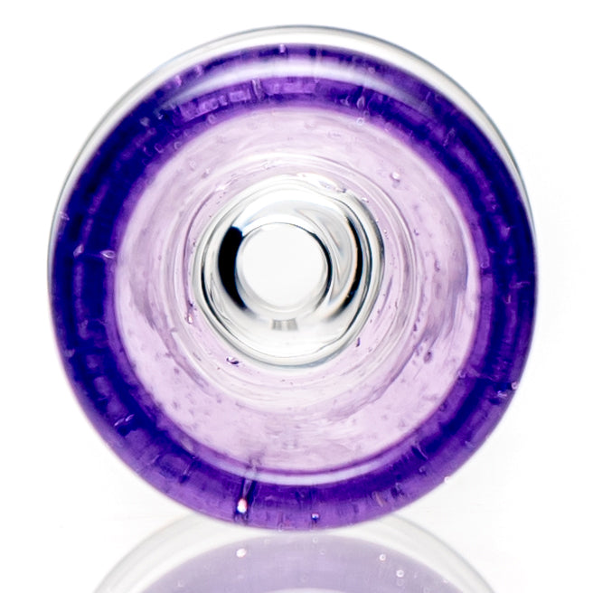 Hitwell Glass - Martini Slide - Single Hole - 14mm - Purple Rain - The Cave