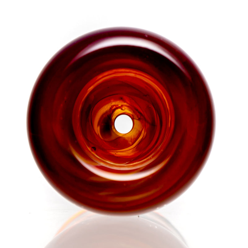 Hitwell Glass - Push Bowl Slide - 14mm - Amber Purple - The Cave