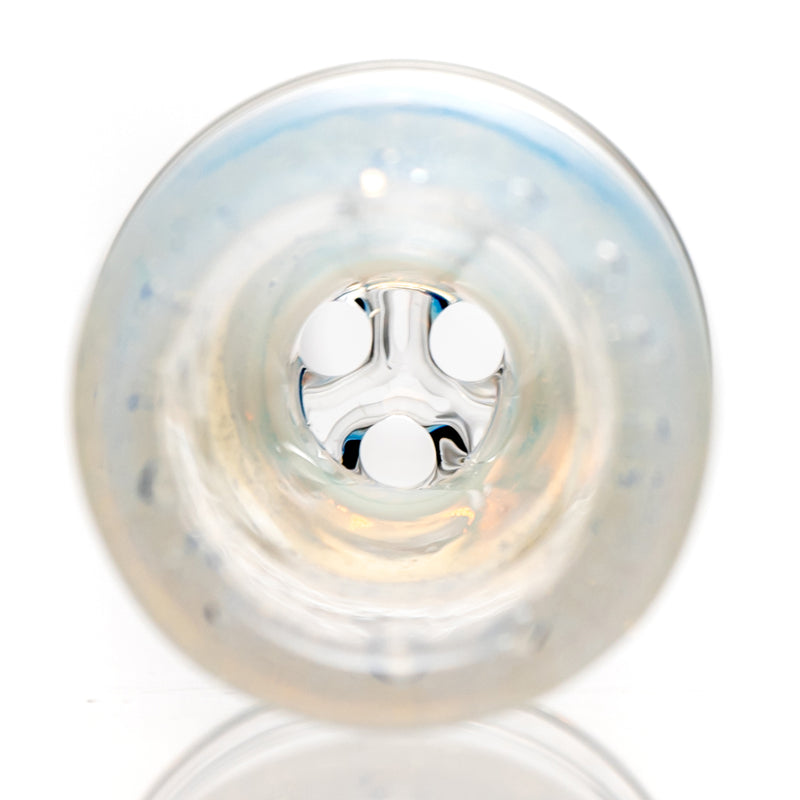 Hitwell Glass - Martini Slide - 3 Hole - 18mm - Ghost - The Cave