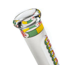 Illadelph - Medium Beaker - Frosted - Rasta & White - The Cave