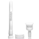 Illadelph - Medium Signature Beaker - White on White - The Cave