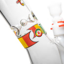 Illadelph - Classic Heavy Hitter Beaker - 60mm - Rasta & White - The Cave