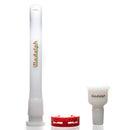 Illadelph - Classic Heavy Hitter Beaker - 60mm - Rasta & White - The Cave