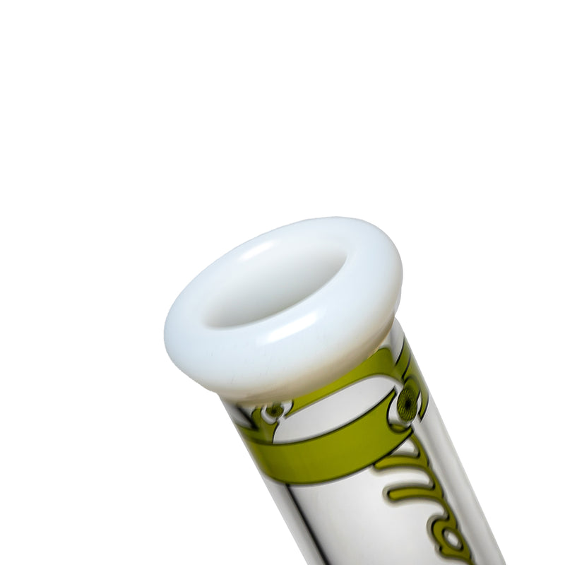 Illadelph - Medium Beaker - Signature Series - Lime & White - The Cave