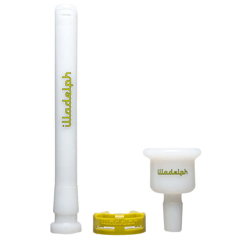 Illadelph - Medium Beaker - Signature Series - Lime & White - The Cave