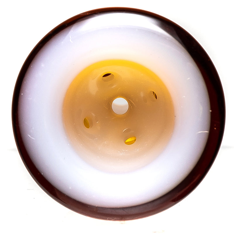 Illadelph - Honey Pot Slide - Multi Hole - 14mm - Amber - The Cave