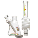 Illadelph - Medium Coil Condenser - Rasta & White - The Cave