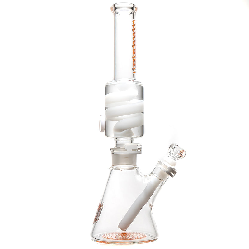 Illadelph - Medium Coil Condenser - Orange & White - The Cave