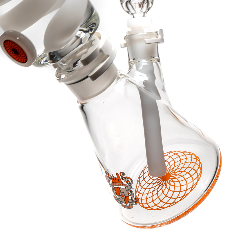 Illadelph - Medium Coil Condenser - Orange & White - The Cave