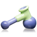 Illadelph - Hammer Dry Pipe - Milky Green & Purple - The Cave