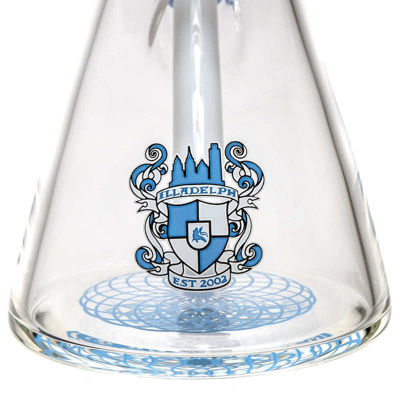 Illadelph - 45mm Beaker - Blue & White - The Cave