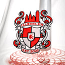 Illadelph - 45mm Beaker - Red & White - The Cave