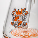 Illadelph - 45mm Beaker - Orange & White - The Cave
