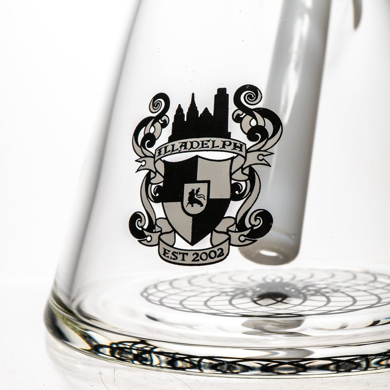 Illadelph - 45mm Beaker - Black & White - The Cave