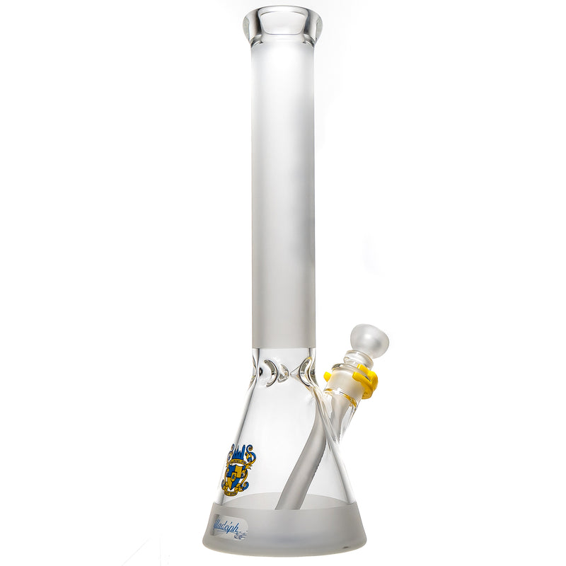 Illadelph - 45mm Beaker - Frosted - Blue & Yellow - The Cave