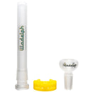 Illadelph - 45mm Beaker - Frosted - Blue & Yellow - The Cave