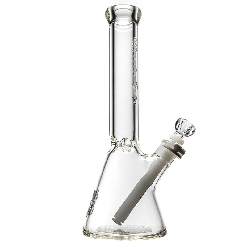 Illadelph - Mini Beaker - White on White 7mm - The Cave