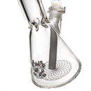 Illadelph - Mini Beaker - White on White 7mm - The Cave