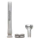 Illadelph - Mini Beaker - White on White 7mm - The Cave