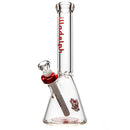 Illadelph - Mini Beaker - Red & White 7mm - The Cave