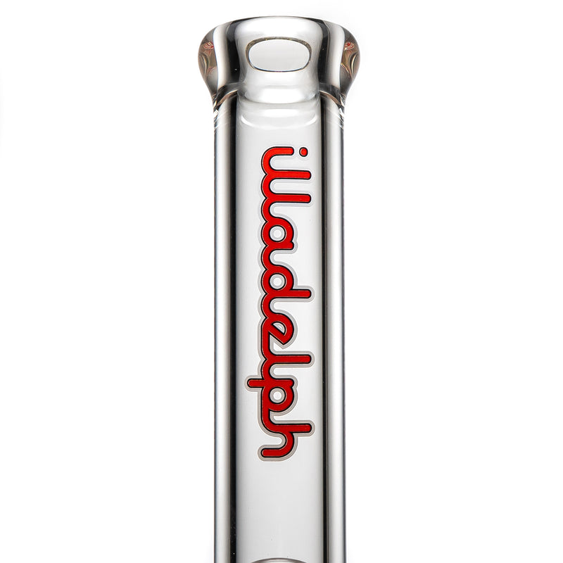 Illadelph - Mini Beaker - Red & White 7mm - The Cave