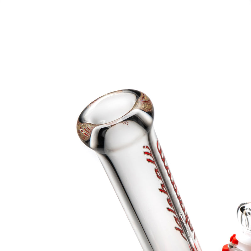 Illadelph - Mini Beaker - Red & White 7mm - The Cave