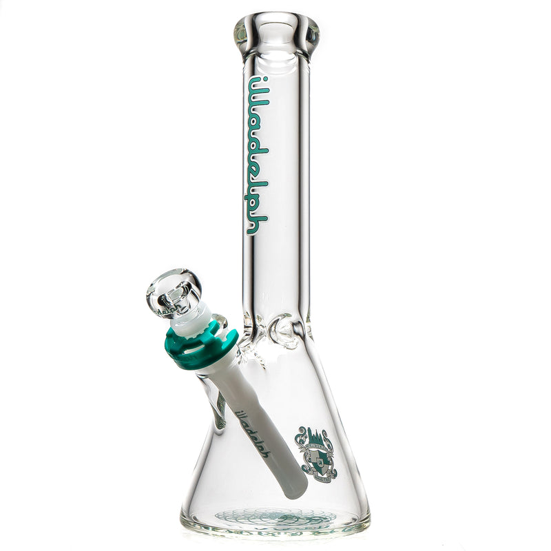 Illadelph - Mini Beaker - Teal & White 7mm - The Cave