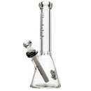 Illadelph - Mini Beaker - Gray & White 7mm - The Cave