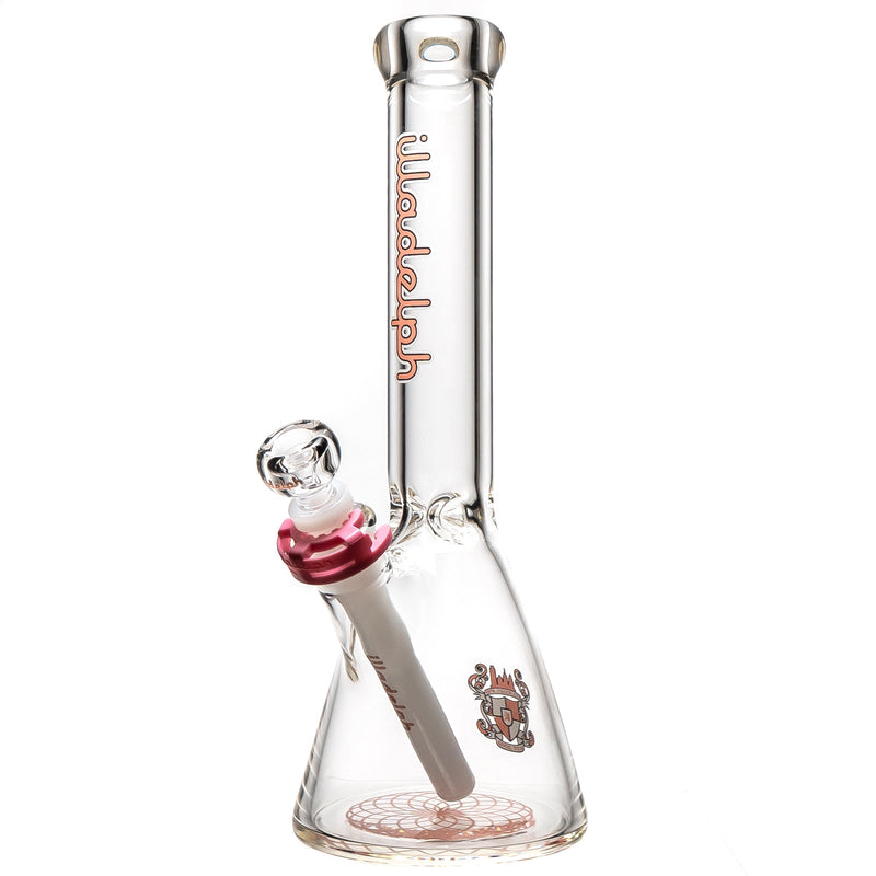 Illadelph - Mini Beaker - Pink & White 7mm - The Cave