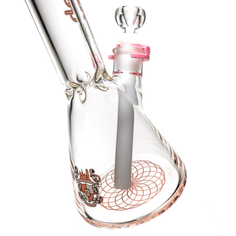 Illadelph - Mini Beaker - Pink & White 7mm - The Cave