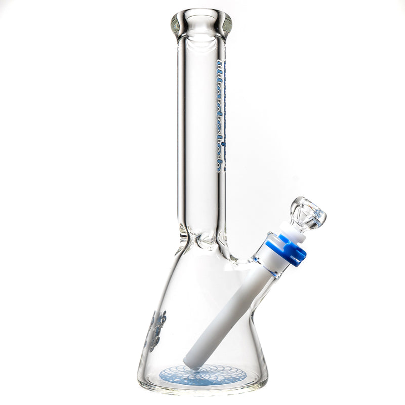 Illadelph - Mini Beaker - Blue & White 7mm - The Cave