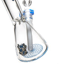 Illadelph - Mini Beaker - Blue & White 7mm - The Cave