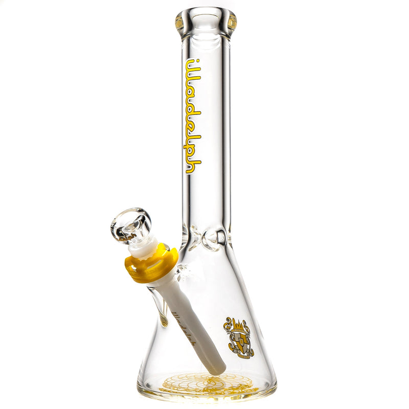 Illadelph - Mini Beaker - Yellow & White 7mm - The Cave