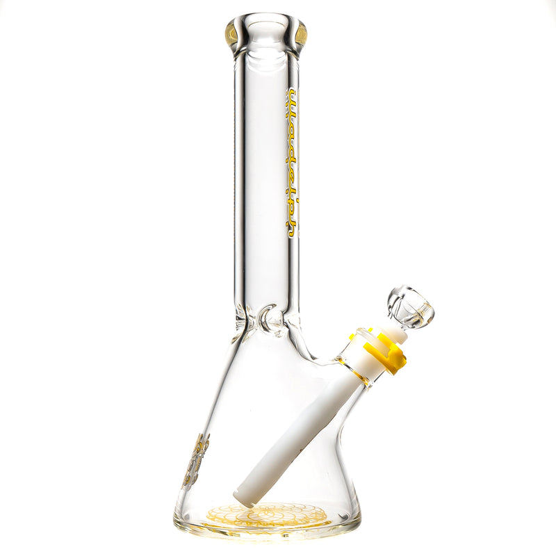 Illadelph - Mini Beaker - Yellow & White 7mm - The Cave