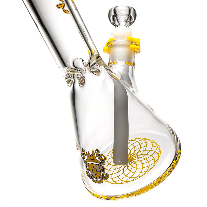 Illadelph - Mini Beaker - Yellow & White 7mm - The Cave