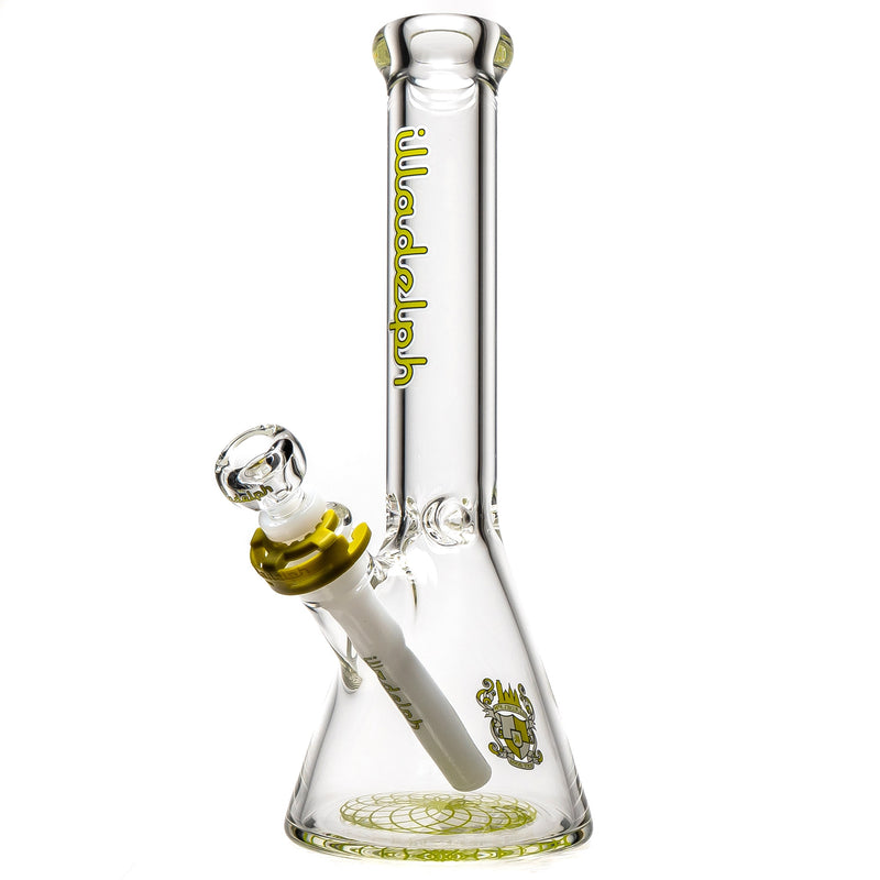 Illadelph - Mini Beaker - Lime & White 7mm - The Cave