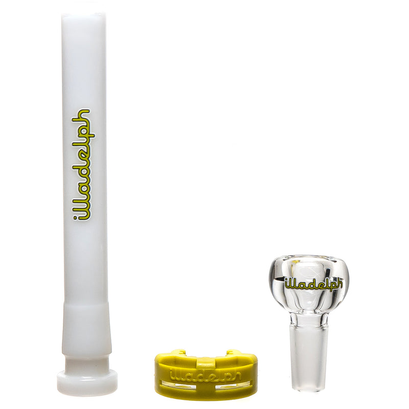 Illadelph - Mini Beaker - Lime & White 7mm - The Cave