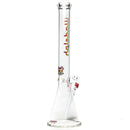 Illadelph - Medium Beaker - Rasta & White 5mm - The Cave